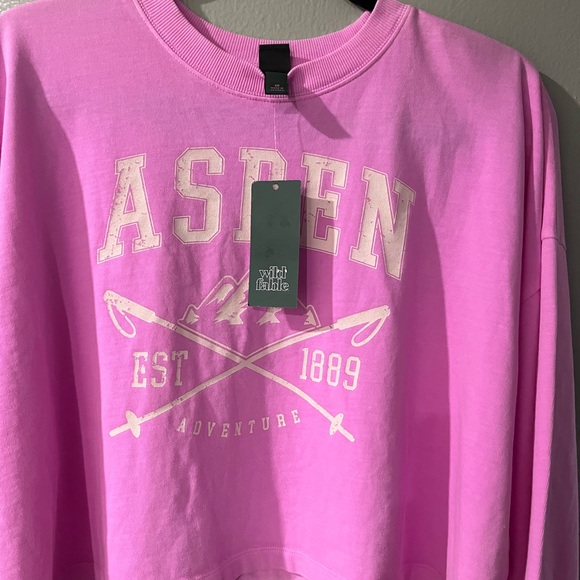 Women’s Graphic Sweetshirt size XS color pink - Picture 3 of 9